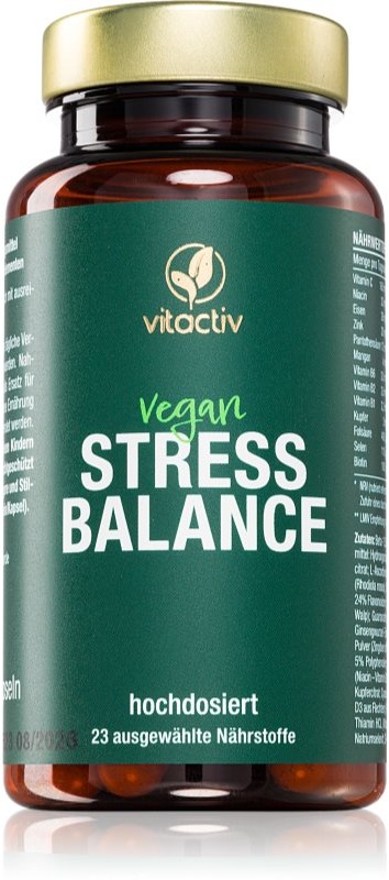Vitactiv Stress balance Kapseln zum Stressabbau und für emotionales Wohlbefinden 60 KAP