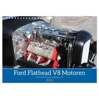 Calvendo Ford Flathead V8 Motoren (Wandkalender 2026 DIN A4