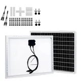 PFCTART Solaranlage 200W Photovoltaik Solaranlage, Balkonkraftwerk Solarmodul, monokristallin, (2-St., Wasserdichtigkeitsklasse IP65)