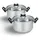 Buri Turin Topf-Set 2-tlg. 2 x Kochtopf 20 cm rund