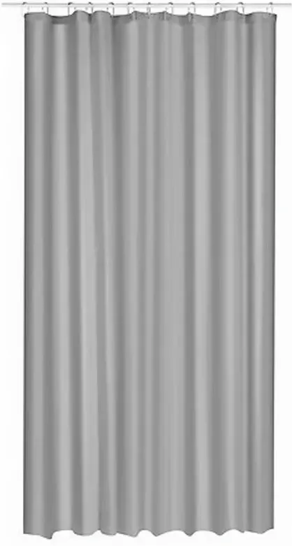 FIVE Rideau De Douche Gris 180 X 200 Cm Anneaux Inclus