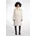QUINTE Damen Gr 46 beige birch Web Obermaterial 100 Polyester unifarben ausgestellt knielang Rundhals Jacken Outdoorjacke mit Kapuze und Kordelzug an der Taille