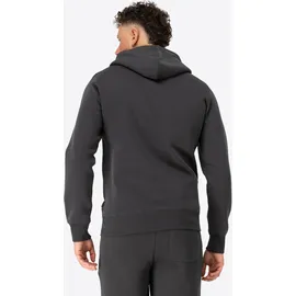Lonsdale Kapuzensweatshirt schmale Passform Go Sport 2 schwarz|grau 2XL