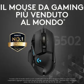 Logitech G502 Hero Gaming Maus schwarz