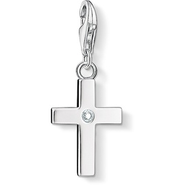 Thomas Sabo Kreuz Zirkonia Charm Club 925 Sterling Silber