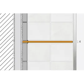 Schlüter Systems Schlüter Sns1d6eb N S1 Ablage Curve 87x300mm Edelstahl Gebürstet