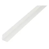 GAH Alberts Alberts Winkelprof. gleichsch., ungelocht L1000x B10x H10x S1mm Kunststoff weiß