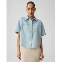 Opus Bluse Ferluna breath Blau S