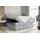 altdecor Boxspringbett mit Matratze und Lattenrost - - BRUGO -Z - 160x200 cm - Grau Monolith - Boxbett, Fußteil, Topper, Polsterbett mit Bettkaste... - Hellgrau