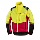 L+D Forstschutz-Jacke Komfort neongelb/rot Größe S