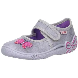 superfit Hüttenschuhe Hellgrau/Pink 29