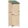 vidaXL Garten Shed Natur 59,5 x 56 x 176,5 cm Holzwerkstoff