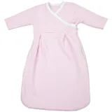 TupTam Langarm Innenschlafsack – Baby Schlafsack mit Ärmeln, Ganzjahresschlafsack aus Baumwoll-Jersey – Unisex, Farbe: Streifenmuster Rosa, 74-80 - 74-80