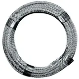 NORDWEST Drahtseil D.3,0-4,0mm L.170m 6x7+1FE Bruchkraft 5,28 kN Stahl,verz.ku.-ummantelt