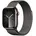 GPS + Cellular 41 mm Edelstahlgehäuse graphit, Milanaise Armband graphit S/M