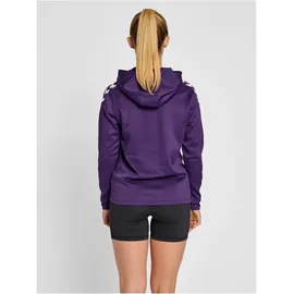hummel Core XK Poly Kapuzenjacke Damen acai/white XS