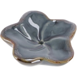 Guru-Shop Räucherstäbchen-Halter Exotischer Keramik Räucherstäbchenhalter -.. grau 2 cm x 7 cm