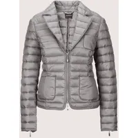Madeleine Wattierte Damenjacke mit sportivem Touch", in steingrau | Gr.: 46,
