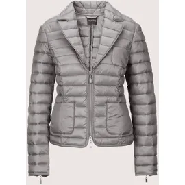 Madeleine Wattierte Damenjacke mit sportivem Touch", in steingrau | Gr.: 46,