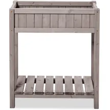 butenkist Hochbeet Dete 75 x 28 x 85 cm Warm Grey
