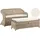 Beliani Gartenbank 141 x 0 x 0 cm Naturfarben