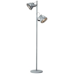 Brilliant Stehleuchte Carmen Grill Grau Beton Industrial E27 max. 40W schwenkbar...