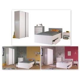 Parisot Kinderzimmer Pirouette 22 weiß / grau / rosa