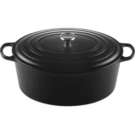 Le Creuset Signature Bräter 40 cm oval schwarz