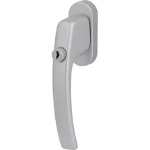 Alpertec F9 Edelstahl-Optik Silber abschließbar