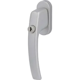 Alpertec F9 Edelstahl-Optik Silber abschließbar