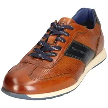Bugatti Denim Schnürschuhe in cognac | Gr. 40