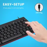 PERIBOARD-422 - Mini-USB-C-Tastatur