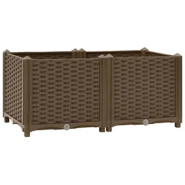 vidaXL Hochbeet 80 x 40 x 38 cm Braun