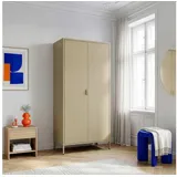 [en.casa] Kleiderschrank Esteli 170 x 80 x 45 cm Kamelfarben