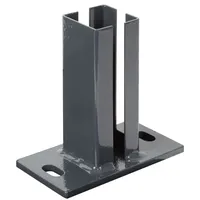 GAH Alberts Zaunpfosten 60 x 60 mm Anthrazit