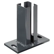 GAH Alberts Zaunpfosten 60 x 60 mm Anthrazit