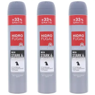 Hidrofugal Men Stark & Anti Flecken Anti Transpirant 3 x 200 ml