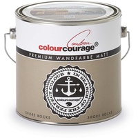 2,5L colourcourage®  Premium Wandfarbe matt Shore Rock Top Edelmatte Farbe