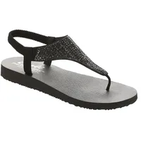 Skechers Damen Meditation Glamorous Muse Sandale, Black, 40 EU - 40 EU