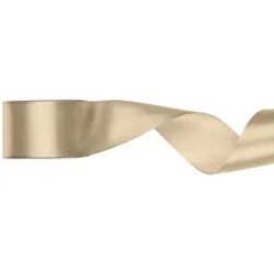 Satin Geschenkband gold 25m 50mm breit