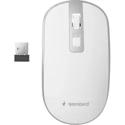 Gembird Maus - ergonomisch - optisch - 4 Tasten - kabellos - 2.4 GHz - kabellose
