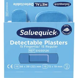 SALVEQUICK Wasserabweisende Pflaster REF 51030126 zu Spender - 180 Stück