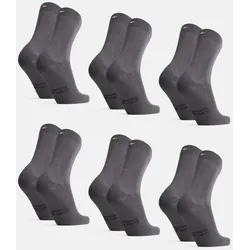 SOCKEN AUS BAMBUS - 6-Pack - Grau - 43-47