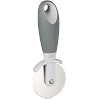 Relaxdays Pizzaschneider 2er Set Edelstahl 18,5 x 8 x 4 cm grau/silber