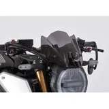 Ermax Naked-Bike-Scheibe Sport Acrylic durchsichtig Schwarz getönt für Motorrad