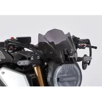 Ermax Naked-Bike-Scheibe Sport Acrylic durchsichtig Schwarz getönt für Motorrad