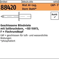 Gesipa CAP-Blindniete Alu/Stahl 3,2 x 12,5 S
