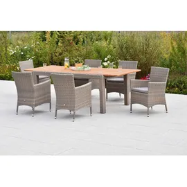 Merxx Teneriffa Sessel inkl. Auflagen 2er-Set