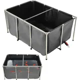 Vevor Zuchtwassertank 1023,3 L schwarz