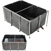 Vevor Fischteich 1023,3 l schwarz